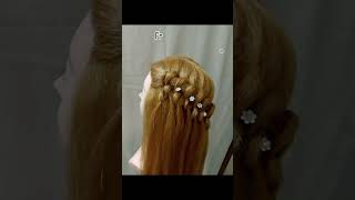 Front hairstyle hairstyle simplehairstyle [upl. by Ainesey]