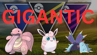 Great League Lickitung Wigglytuff Toxapex team has GIGANTIC bulk in Pokemon Go [upl. by Anirret]