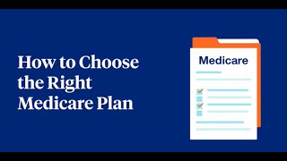 Choosing the Right Medicare Plan [upl. by Rudman443]