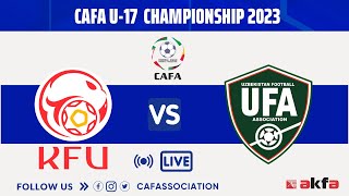 KYRGYZ REPUBLIC vs UZBEKISTAN  MD2 CAFA U17 Championship 2023 [upl. by Velda345]