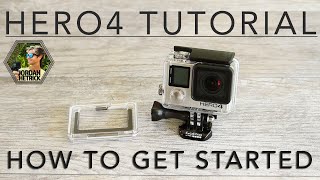 GoPro HERO 4 Black amp Silver Tutorial How To Get Started [upl. by Luapsemaj]