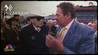 D Wayne Lukas Preakness Stakes win with Seize the Grey is special  NBC Sports [upl. by Amleht507]