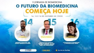 V JORNADA DE BIOMEDICINA  TEMA O PROFISSIONAL DE BIOMEDICINA E A MICROBIOLOGIA CLÍNICA [upl. by Nidroj]