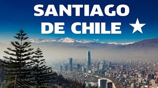 Santiago de Chile  Hyperlapse amp Drone 4k [upl. by Ahsenal]