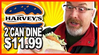 Harveys 2 Can Dine for 1199 Challenge and Review  2600 CALORIES [upl. by Haywood]