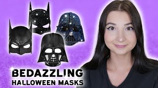 Bedazzling Halloween Masks [upl. by Rexana]