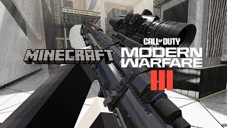 When Minecraft combines with Call of Duty [upl. by Assirec]