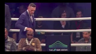 Conor Mcgregor Touches Floyd Mayweathers Shiny Head  UFC  Boxing [upl. by Nair]