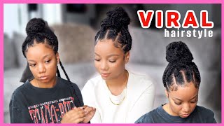 Chunky Twist for Fine Natural Hair  The Fastest Braids You Can Do  4B 4C Hair Tutorial [upl. by Atteinotna]