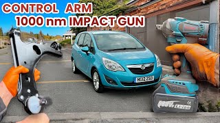 Meriva Control arm with 1000 Nm impact gun [upl. by Irok]