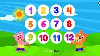 12 Months OfThe Year  Song for kids  chuchu kids [upl. by Novart]