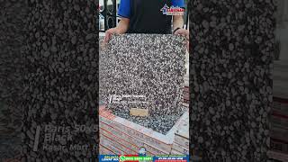 Keramik 50x50 motif batu untuk carport teras halaman  kamar mandi grahabangunan keramiklantai [upl. by Sudoeht]