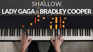 Shallow  Lady Gaga amp Bradley Cooper A Star Is Born  Tutorial of my Piano Cover [upl. by Denn847]