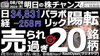 【投資情報株チャンス】相場はこれからどうなる？株価は上がるのか？また急落が来るのか？今買える銘柄は何か？なにを基準に選べばいいのか？日経のパラボリックは売りから買いに「陽転」し強くなった●歌：休み [upl. by Esmerelda270]