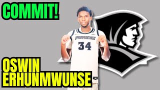 COMMIT Oswin Erhunmwunse commits to Providence [upl. by Ogires]