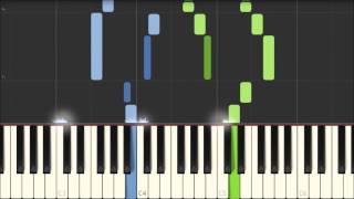 The Blue Danube  Johann Strauss Piano Tutorial Synthesia [upl. by Bovill534]