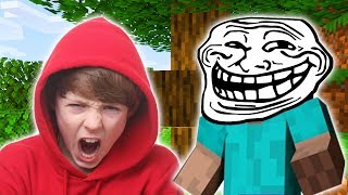 MINECRAFT TROLL A DAT RAGE QUIT sa suparat [upl. by Swords106]