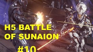 Halo 5 Guardians quotBATTLE OF SUNAIONquot full walkthrough 10  quotWARDEN 3rd BOSSquot  Campaign playthrough [upl. by Cutlip262]