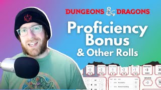 DampD  Proficiency Bonus and Other Rolls [upl. by Caraviello731]