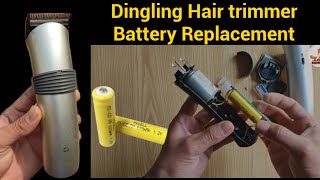 Hair Trimmer Battery Replace  Dingling Hair Trimmer Battery Replace  Dingling Hair Trimmer [upl. by Tamer]