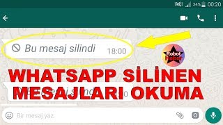 Whatsapp silinen mesajları geri getirme okuma 2024 [upl. by Nollad]