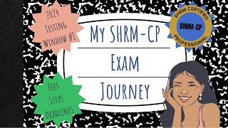 My SHRMCP Certification Journey  The First Six Months  Earn Your SHRMCP Credential with Me [upl. by Adnorrehs]