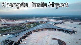 Aerial ChinaChengdu Tianfu International Airport成都天府國際機場 [upl. by Ynafit]