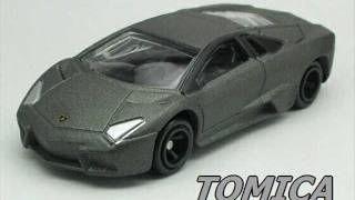 Lamborghini Reventon quotHotwheelsquot vs quotTomicaquot 2672wmv [upl. by Drarrej]