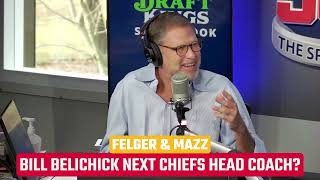 Belichick Wants to Coach Chiefs Waiting for Andy Reid to Retire  Felger amp Mazz [upl. by Adaner]