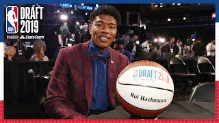 Rui Hachimura Makes History For Japan  2019 NBA Draft [upl. by Westerfield]