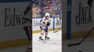 Connor Bedard showing off his hands in warmups nhl chicagoblackhawks connorbedard hockey style [upl. by Readus875]