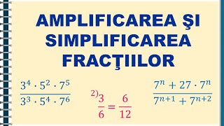 Amplificarea si simplificarea fractiilor  Materaro [upl. by Iknarf]