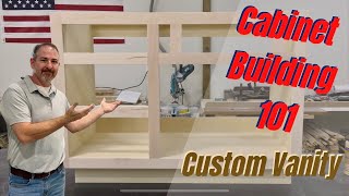 How to Build amp Install a Custom Bathroom Vanity Cabinet [upl. by Ettelrats]