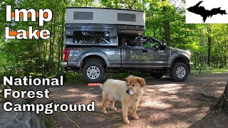 Imp Lake Michigan National Forest Campground Overview [upl. by Badger]