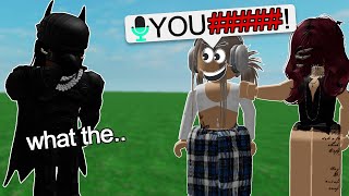 STARTING FIGHTS on Roblox VOICE CHAT [upl. by Schnell]