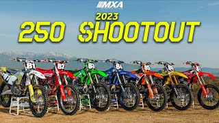 2023 250cc Motocross Action Shootout [upl. by Crim]