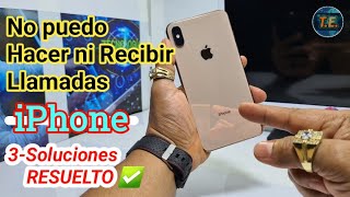 No Puedo Hacer ni Recibir Llamadas en mi iPhone xs max [upl. by Athelstan]