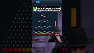 ROSHTEIN CRAZY HIT on PLINKO gamble casino stakebonus slotmachine slot stakemines funny [upl. by Aikemal]