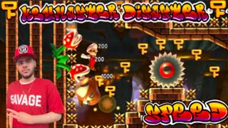 Super Mario Maker 2 PRIMERO en SUPERAR el SPEEDRUN de AURATEUR Keymaster Disaster Del Mundooo [upl. by Ettennyl]