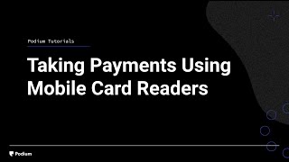 Taking Payments Using Mobile Card Readers [upl. by Slavic612]