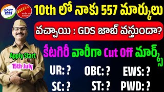 Postal GDS Cut Off Marks 2024Postal Jobs 2024 In TeluguPost GDS Cut Off Marks 2024 Govt Jobs 2024 [upl. by Jacquetta]