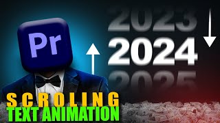 SCROLLING TIMELINE Animation in Premiere Pro [upl. by Tompkins945]