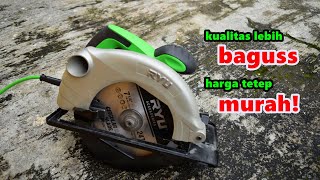 Review dan tes mesin gergaji serkel terbaru  RYU RCS1852 CIRCULAR SAW 7 inch [upl. by Matteo]