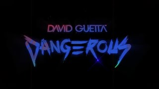 David Guetta  Dangerous Official video Teaser Tomorrow [upl. by Allerbag]