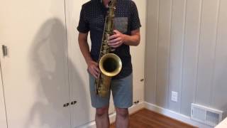 Ishimori Woodstone Tenor Saxophone Demo [upl. by Gayelord791]