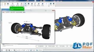 3D PDF Maker Tutorial 5 3D View Editing of 3D View orientation [upl. by Brogle]