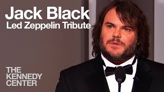 Jack Black  Led Zeppelin Tribute  2012 Kennedy Center Honors [upl. by Aisatsan]