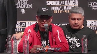 THE FULL MIKEY GARCIA POST FIGHT PRESS CONFERENCE  SPENCE VS GARCIA [upl. by Godwin647]