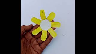 Paper Flower Wall Hinging Idea [upl. by Fair]