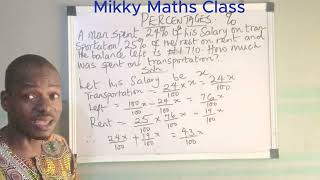 How to solve word problems involving percentages [upl. by Namhar]